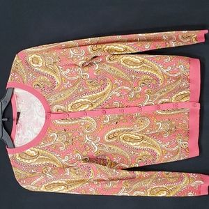 🆕️ Talbots Paisley Cardigan